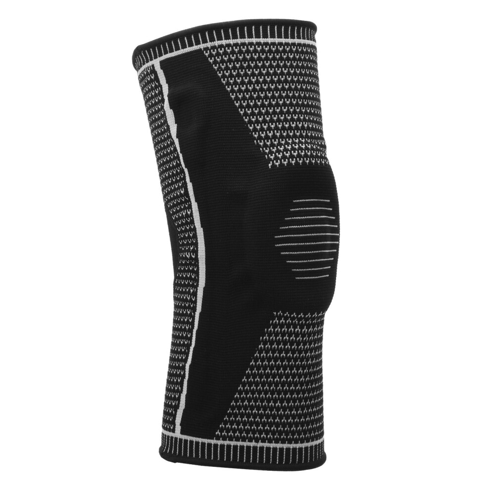 Sports Injury Relief Knee Compression Sleeve for Running Cycling Hiking, Meniscus Tear Brace with Silicone Material
