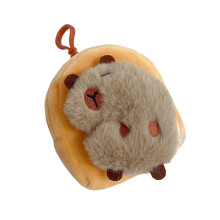 Sac de rangement pour écouteurs, porte-monnaie Capybara-05style