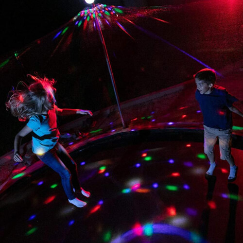 Ασύρματο φως Disco Ball Light που λειτουργεί με μπαταρία από λαμπτήρες στροβοσκόπιων 2