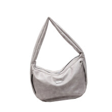 Sacs à bandoulière en cuir PU de styles coréens uniques,-Gris