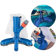 Tragbarer Poolsauger, Unterwasserreiniger mit doppelter Verwendung, inklusive Bodenbürsten und Filterbeutel für einfache Wartung, kompatibel mit
