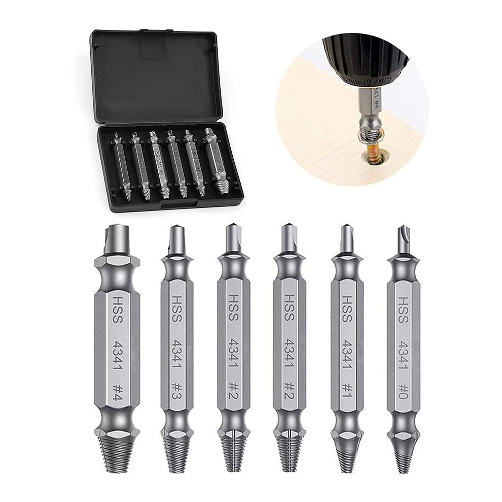 Essential Tool Set, Stripped Screw Extractor Kit For Men, Titanium Reinforced, High Hardness, Easily Remove Damaged Screws, Multipurpose For 9340959497461