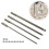 4PCS 150mm Τρυπάνι κατσαβιδιού με σχισμή 1/4 ίντσας Εξάγωνο στέλεχος Μαγνητ 3