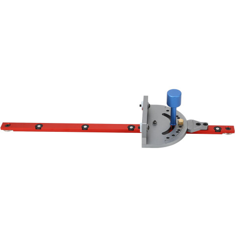 Angle Cutting Miter Gauge Universal Aluminum Improve Working Efficiency Multiple Angle Stops Adjustable Design Works With Table Saws And More 2