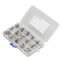 200PCS Glass Automotive Fuses Kit, 5x20mm & 6x30mm, 250V
