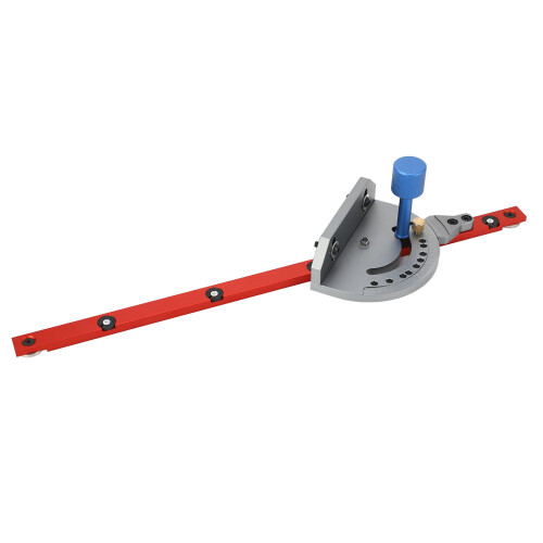 Angle Cutting Miter Gauge Universal Aluminum Improve Working Efficiency Multiple Angle Stops Adjustable Design Works With Table Saws And More