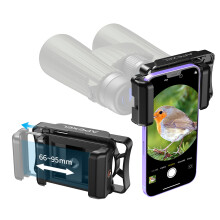 Verstellbarer Handyclip für Teleskop-, Binokular- und Mikroskope ür 23 mm-50 mm Okular