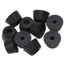10 Stück 21 x 12 mm konische versenkte Füße Gummipuffer Material: Gummi