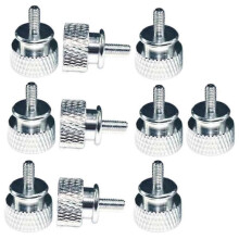 10 Stück/Los UNC6 -32 M3,5 Handschrauben für GPU-Halter, Netzteil, Computergehäuse-Seitenplatten-Schrauben, PC-Montage Wa
