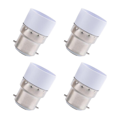 AC 220V B22 zu E14 Sockel Birne Adapter Halter 4 Stück 1