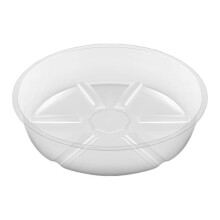 10 Stück Pflanzenuntersetzer Tropfschalen 6 Zoll klare Plastik Blumentopfuntersetzer für Zimmerpflanzen, Pflanzen Tropf