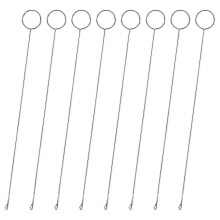 8 Stück Nähschleifenumdreher, Haken-Schleifen-Umdreher, Nähwerkzeug, Nadeln, Haken mit Riegel, Häkelnähmaterialien