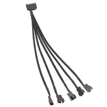 15-Pin SATA zu 5 Lüftung Adapterkabel SATA zu 3 Pin/4 Pin PMW PC Gehäuse Lüftung Stromversorgungsadapterkabel,Kühlung F