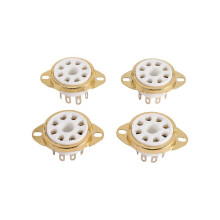 4PC 8-Pin-Keramik-Sockel, Röhrenoberseite, Okta-Vakuumwert für KT88 EL34 6V6 6650 274B