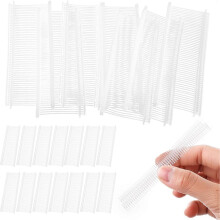 (2 Inch, White) 5000 Stück 2-Zoll-Prägelgerätebefestigungen, Plastik-Microstitch-Nachfüllungen, Kleidungsetikettenhaaken, Ga