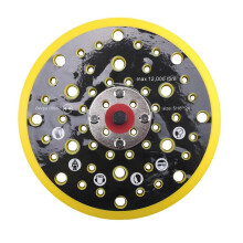 150mm 5/16-Gewinde 52-Loch-Klettauflage für Mittel-Dichte-Random-Orbital-Schleifer kompatibel mit