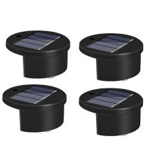 4er-Pack Solar-Poolrandlichter für eingrabene und oberirdische Pools, wasserdicht, kabellos