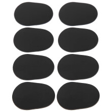 8 Stück Alto/Tenor-Saxophon-Mundstückpads Kissen Schwarz---0.8mm