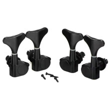 2+2 abgedichtete Bassgitarren-Wurfeln 2R2L Maschinennocken für Precision Bass und Jazz Bass, B