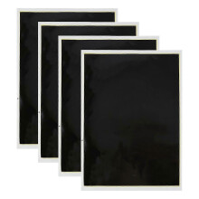 4 STK Schwarzes Laser Gravur-Markierungspapier, 39x27CM Dimmungs-Papier Gravur Testfokus-Papier für Gla