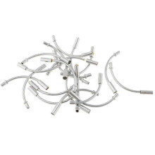 50 Stück Fahrradklapprad V-Bremse Nudel Linear Pull Bremsekabel Guide Schlauch 90 Grad Fahrrad B