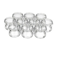 10 Stück klare Blasen-Glaskapillaren Mini-Becher für Zeus Sub Ohm Tank Reparaturteile Zubehör