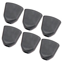 6 Stück Tuning Peg Caps Polierte Tuner-Tasten mit Schrauben-Waschern für Akustik- und E-Gitarren,T