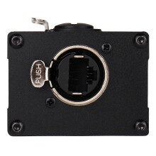 1Pair 4-Kanal 3-Pin XLR oder 6,3mm Audio und DMX über Netzwerkkabel Extender, DMX512 Netzwerksignal E