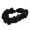 10er Pack Schwarz Samt Scrunchie Haar-Gummis Haar-Bobbles Haar-Bänder 4