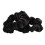 10er Pack Schwarz Samt Scrunchie Haar-Gummis Haar-Bobbles Haar-Bänder 5