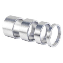 4Stk/Satz 5/10/15/20mm Aluminiumlegierung Lenkerstielspacer MTB 28.6mm Gabelunterlegscheibe Deckel für Rennrad Cy