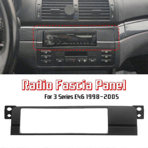 1 Din Autoradio-Frontplattenadapter für BMW 3er E46 1999-2006 1