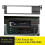 1 Din Autoradio-Frontplattenadapter für BMW 3er E46 1999-2006 5