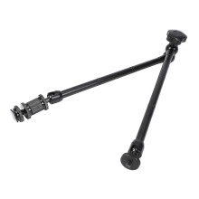 20-Zoll verstellbarer Gelenkarm mit Reibung, Hot Shoe Halterung für LED-Leuchten, DSLR-Rig, LCD-Monitore