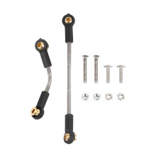 1 Satz RC-Auto-Lenkziehstange Upgrade-Teil Metall RC-Lenkstange langlebig für WPL B1 B14 B24 B24 C14