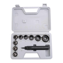 10Stk robustes Hohlstanzsätz-Set Dichtungen Leder Gummi Stanzen DIY Lederhandwerk Perforieren To