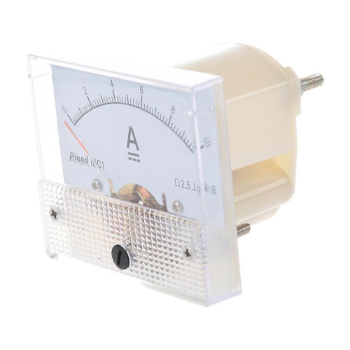 85C1 DC 0-10A Rechteck-Analogpanel-Amperemeter-Messgerät 1
