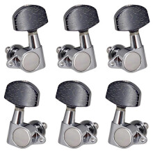 3L3R Geschlossene Gitarrenstimmwirbel Tuning Machine Heads Knobs Tuning Keys für Akustik- oder E-Gitarre