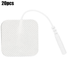 Électrodes professionnelles pour électrothérapie, auto-adhésives, compatibles avec les appareils de stimulation musculaire, taille universelle,