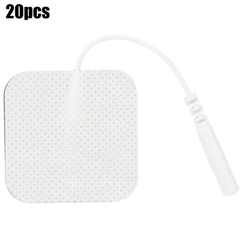 Advanced Electrode Pads for Electrotherapy, Self-Adhesive, Universal Compatibility, Reusable, Comfortable, Premium Adhesive, 20 Pieces