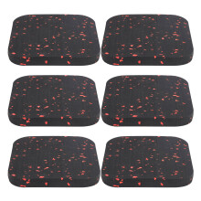 Versatile Use Shock Absorbing Rubber Pads For Treadmill, Noise Reduction Floor Protector Antistatic Treadmill Mat For Various Indoor Settings