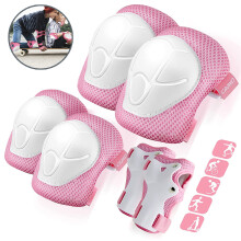 Set di protezioni, progettato per la traspirabilità, cinghie elastiche regolabili, per molteplici attività sportive, 3 in 1, regalo perfetto per