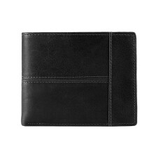 Men's Bifold Wallet, Full Grain Cowhide Leather Wallet with Slim Large Capacity Design, Travel Safe RFID Blocking Wallet with Hidden Compartments and