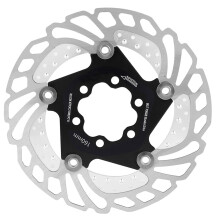 Disc Brake Rotor For Bicycle Stainless Steel High Heat Dispersion 6 Bolt Mounting Disc Rotor With Excellent Heat Dissipation And Cooling Function For