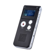 8 GB Digitaler Diktiergerät für Vorlesungen und Meetings, Wiedergabefunktion, sprachgesteuerte Aufnahme, professionelle HD-Aufnahme mit