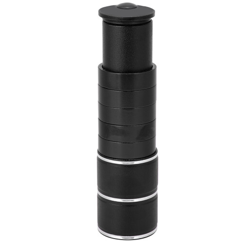 Bike Fork Stem Extender Bicycle Handlebar Riser Adaptor Aluminium Alloy Head Up Adapter Adjustable Height For Threadless Steerer Compatibility High St 1