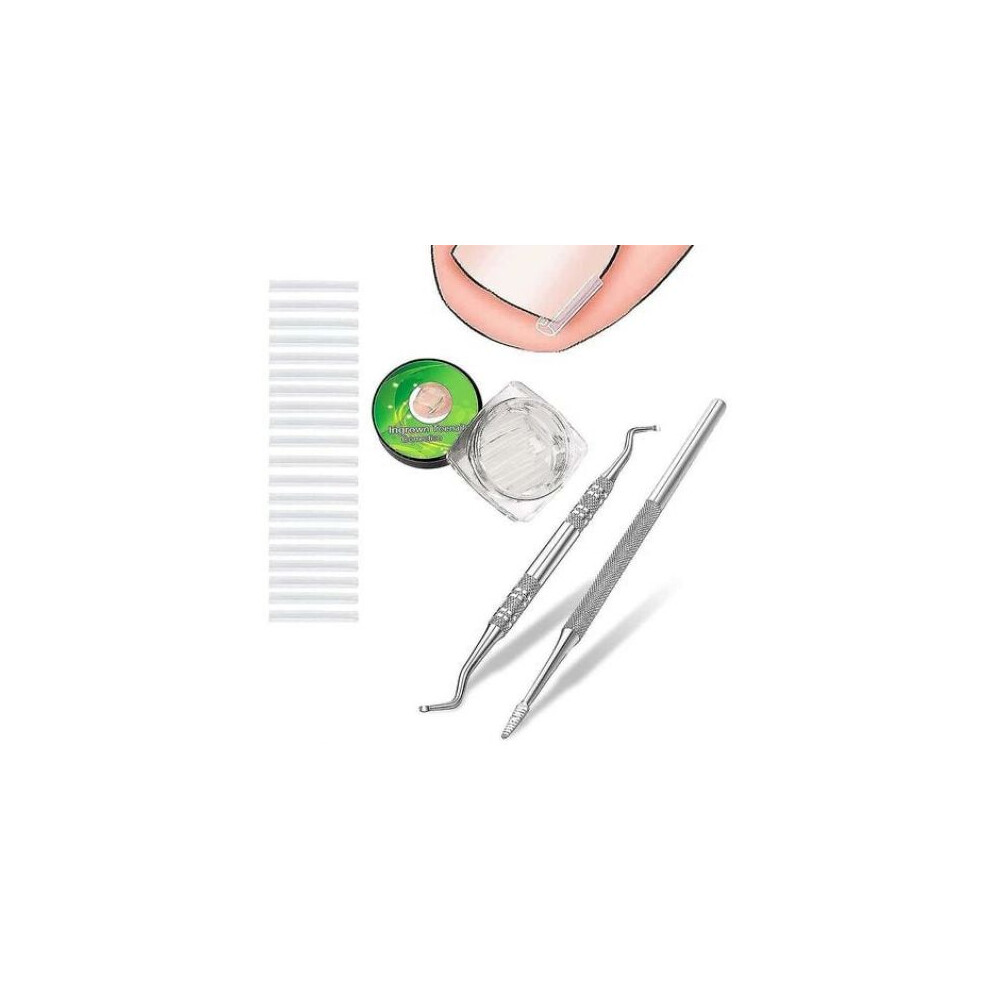 Effortless Nail Care Ingrown Toe Nail Lifter, Professional Surgical Grade Stainless Steel Tools, Durable & Ergonomically Designed for Complete