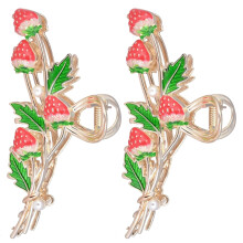Accessoires pour cheveux en métal à motifs floraux, pinces à cheveux antidérapantes et résistantes pour femmes, pinces à cheveux multicolores