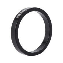 Langlebige 4er Set Aluminium-Lenkerkopfspacer 5 mm für Mountainbike Schwarz