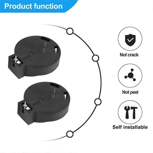 2 CR2450 button cell battery socket holder housings, 2 pins 2
